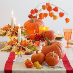 6 Pcs Fall Floral Candle Rings Wreath Mini Autumn Swags Wreaths with Berries …
