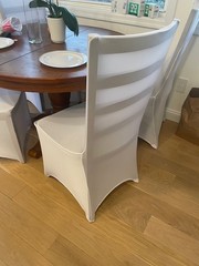 VEVOR Chair Decoration Cover – White