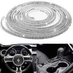 3 Yards Self-Adhesive Rhinestone Ribbon Crystal Diamond Sticker Glitter Bling