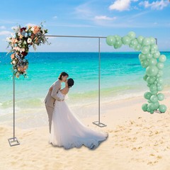Thick Galvanized Square Tube Background Support Wedding Advertising Display