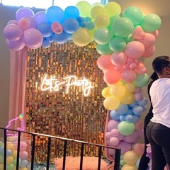 Custom Let’s Neon Signs Large sign with Dimmer for Bachelorette Engagement Fi…
