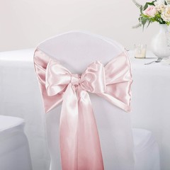 5-Pack Satin Table Runner Rose Gold 12 x 108 inches Long, Table Runners for W…