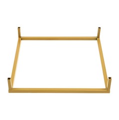 Wedding Flower Stand, Gold Iron Floral Rack, Rectangular Shape, Stable and