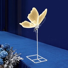 Electric Butterfly Floor Lamp Wedding Decor Standing Lamp LED Warm Light 80 cm