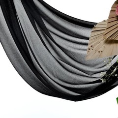 MDS Pack of 10 Yard Wedding Arch Draping Drapery Fabric Sheer Chiffon Fabric …