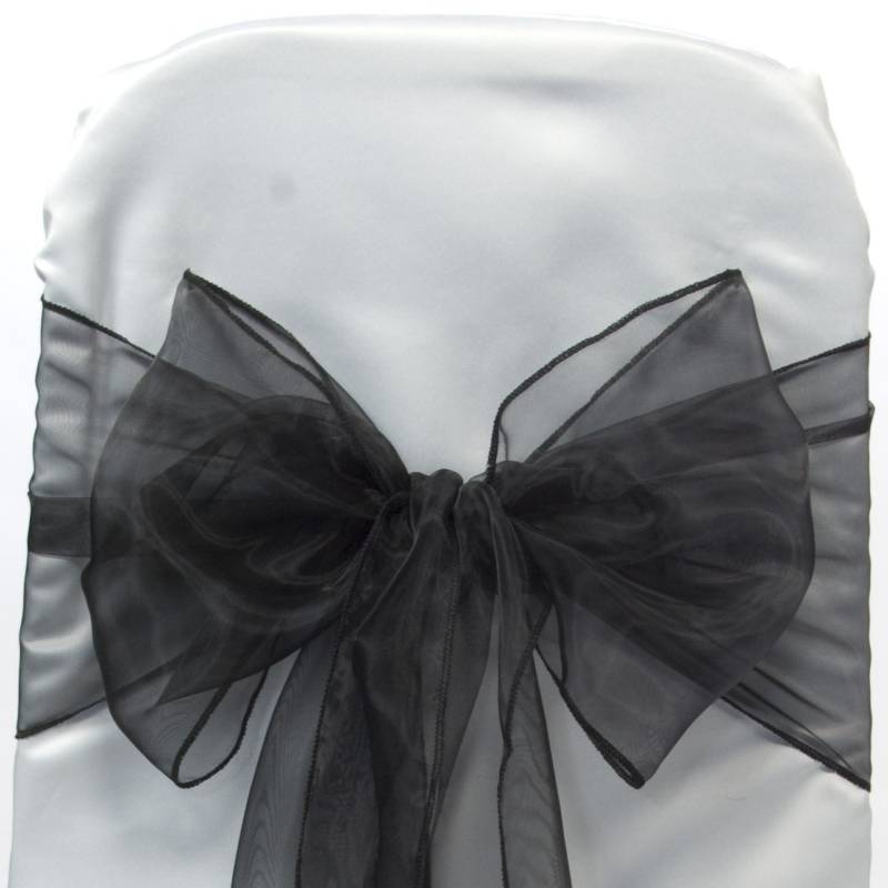 PACK OF 150 Organza Chair Cover Sash Bow Sashes Wedding Banquet decor FREE SHIP