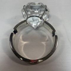 Faux “Diamond” Engagement Ring Bridal Party Table Decor Oversized Prop