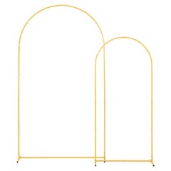 Uimoso Wedding Arch Backdrop Stand Metal Set 7.2 ft 6 ft Pack of 2 Party Decor