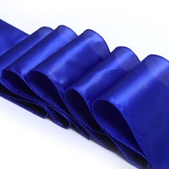 100 Royal Blue Satin Chair Sashes Silky Sateen Chair Bows wedding party décor