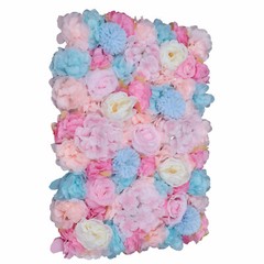 Flower Wall Decor, 23.6″ X 15.7″ Silk Rose Wall for Wedding, Party, Nursery