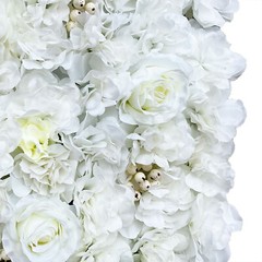 12* Artificial Flower Wall Panel Wedding Backdrop Event Party Flower Wall Panel