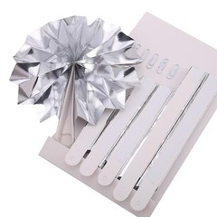 12 pcs Metallic Paper Fans Wall Backdrop Wedding Decorations Event Supplies