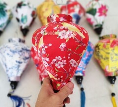 Set 16 Vietnamese Silk Lanterns 22cm for Outdoor Party Decor – Tents decor