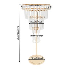 Gold Flower Stand, Wedding Flower Stand, 4 Tier Floor Standing, Countertop Mount