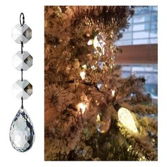 HOHIYA 30 Pcs Crystal Ornaments Christmas Tree Decorations Balls Clearance Ha…