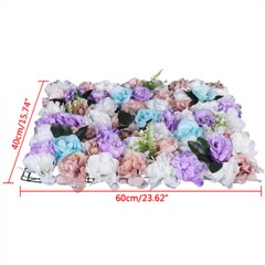 12x Artificial Flower Wall Panel Silk Wedding Party Background Venue Decor NEW