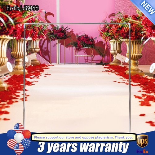 10x10ft Heavy Duty Pipe and Drape Kit Photography Backdrop Stand Telescopic Pipe
