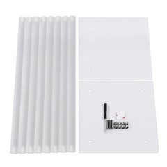 10x Acrylic Wedding Flower Stand Rectangle pedestal for Table Centerpiece Decor！