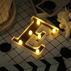 6″ tall GOLD E LED Lighted Marquee Letters Sign Party Wedding Events Decorations