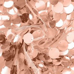 7 ft BLUSH Payette Sequin Fitted Round Top Wedding Arch STAND COVER Party Events