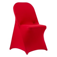 Uimoso 50PCS Red Stretch Spandex Chair Covers for Weddings, Parties, and Dining