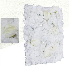 23″ x 15″ Silk Artificial Hydrangea Flower Wall Panels Wedding Decoration 6Pcs