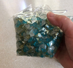 Ashland Turquoise Light Green White Clear Decorative Filler 28 oz. bags – 4 bags