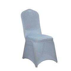 10 Dusty Blue Spandex Fitted Banquet Chair Covers Wedding Reception Decorations