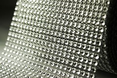5″ 1-10 Yards Diamond Mesh Wrap Roll Crystal Rhinestone Sparkle Bling Ribbon