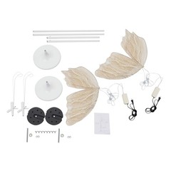 2 Pcs Romantic Butterfly Floor Lamp 110v Led Decorative Light Aisle Decoration