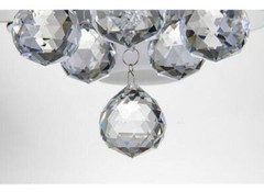 5pcs 15MM Crystal Lamp Ball Prisms Chandelier Wedding Decor Suncatcher Pendants