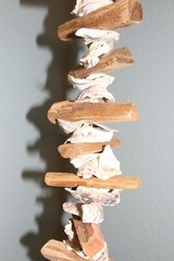 DIY Natural Beach Wedding Decor Driftwood Oyster Shells Garland, 33″+ G-83