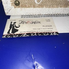 Mr & Mrs wedding Decoration Able To Sit On Counter Or Hang From Hobby Lobby