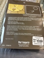 Pier 1 Light My Lantern Kit Battery Powered Lights for Paper Lanterns NEW