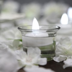 12 pcs White LED Battery Operated Floating Tealight Candles Lights Party Sale