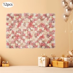 Wall Panel Wedding Backdrop Event Party Flower Wall Panel 12* Artificial Flower