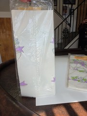 2 Vintage Party Table Covers Wedding Bells Chapel Retro 80s Bridal Paper Art