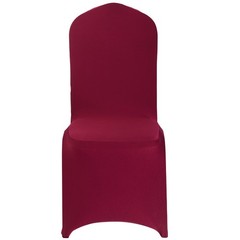Uimoso 50PCS Burgundy Stretch Spandex Chair Covers for Events and Parties