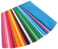 Hygloss Bleeding Tissue Assortment, 12 x 18-Inch, 12×18-Inch, Assorted Colors