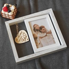 He Asked She Said Yes Rotating Floating Engagement Wedding Picture Frame Gift…