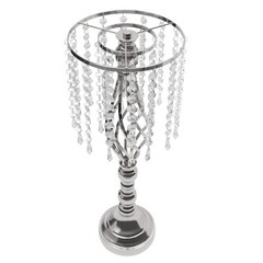 10PCS Crystal Stands Wedding Table Centerpieces Flower Racks 21.7inch Tall New