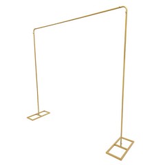 Modern Gold Metal Wedding Backdrop Stand Balloon Stand with Flower Stands
