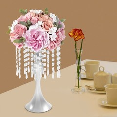 10PCS Flower Stands Crystal?Flower Stand 13.8″ Height Flower Arrangement Stand