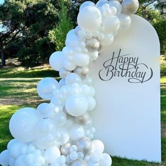 White Balloons 12 inch, White Latex Balloons 50pcs Party Balloon for Engageme…