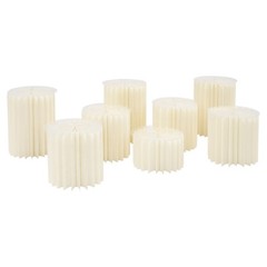 8-Piece Round Cylinder Wedding Flower Stands Paper Stand for Wedding Dessert