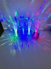Amylove Mini Fiber Optic Lamp LED Light Color Changing Table Centerpiece