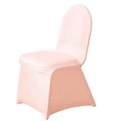 10 Blush Spandex Fitted Banquet Chair Covers Wedding Party Reception Decorations