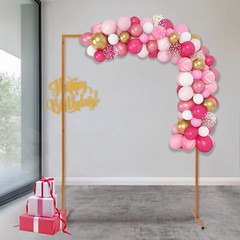 Yellow Backdrop Stand Square Metal Arch Party Frame For Party Wedding Decor
