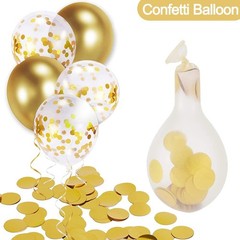 Gold and Black Birthday Decorations – Happy Banner, Balloons Arch Garland for…