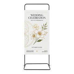 Wedding Stand Seating Chart Display Frame Floor-standing Wedding Sign Stand